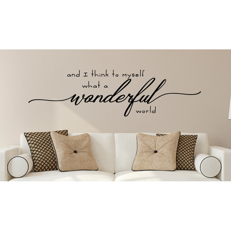 Enchantingly Elegant And I Think to Myself What a Wonderful World Vinyl